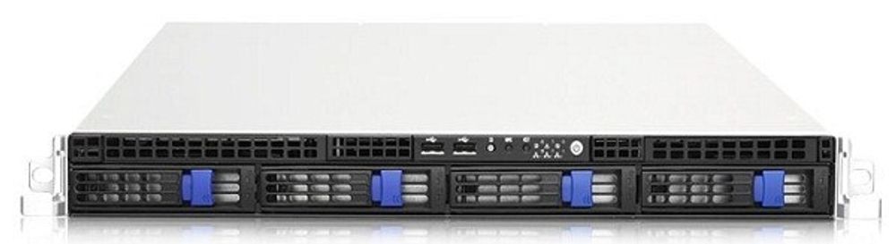 Сервер TYAN Tank GT24 1U, 2хLGA1366, 4XSATA, 8XDDR3, PCI-Express 2.0 16х, 400Wt B7002G20V4H