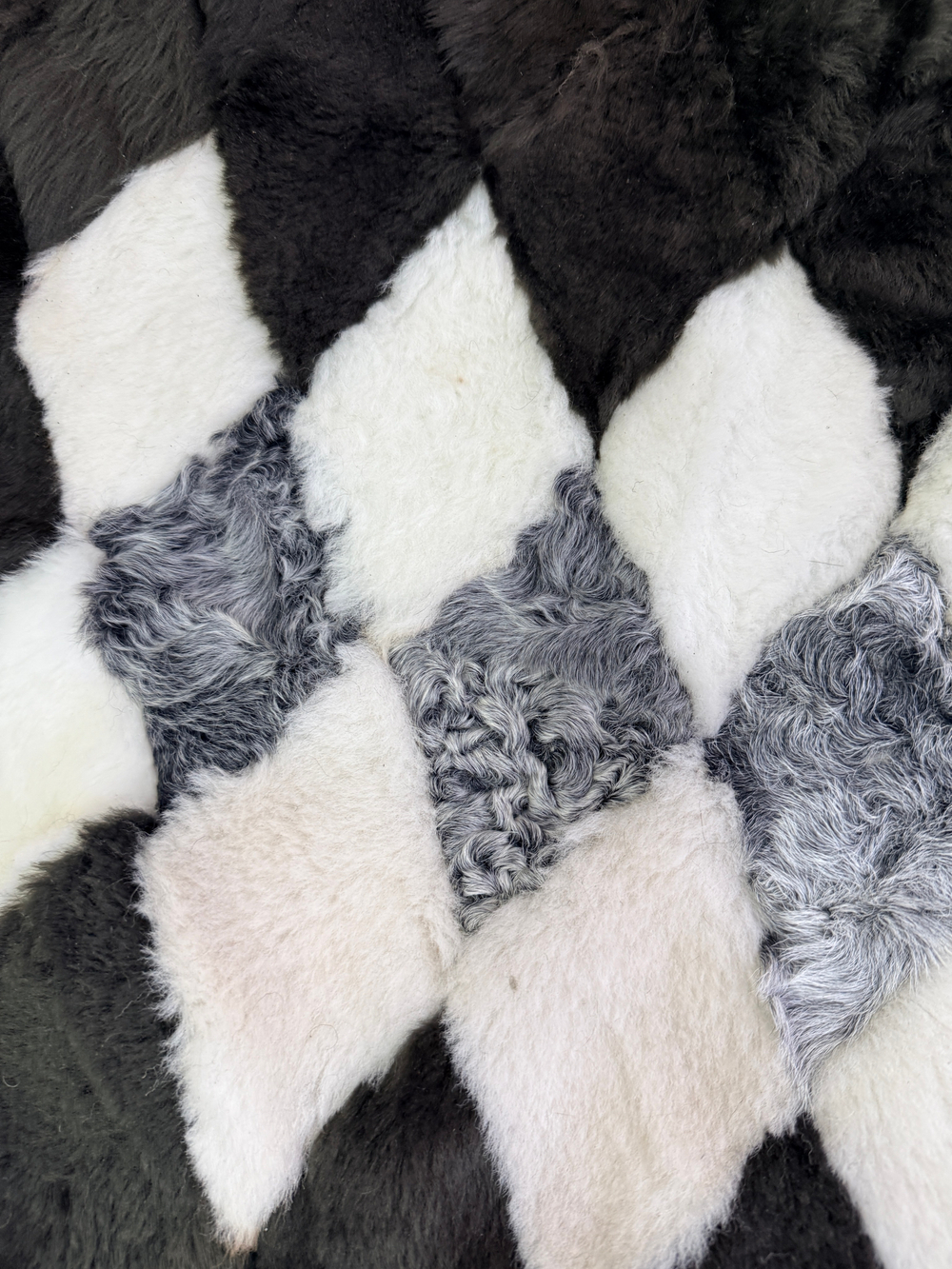 Покрывало меховое ковер из шкуры овчины