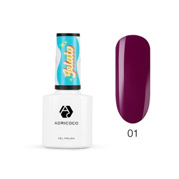 Гель-лак ADRICOCO Gelato 01 Дикая ежевика (8 мл.)