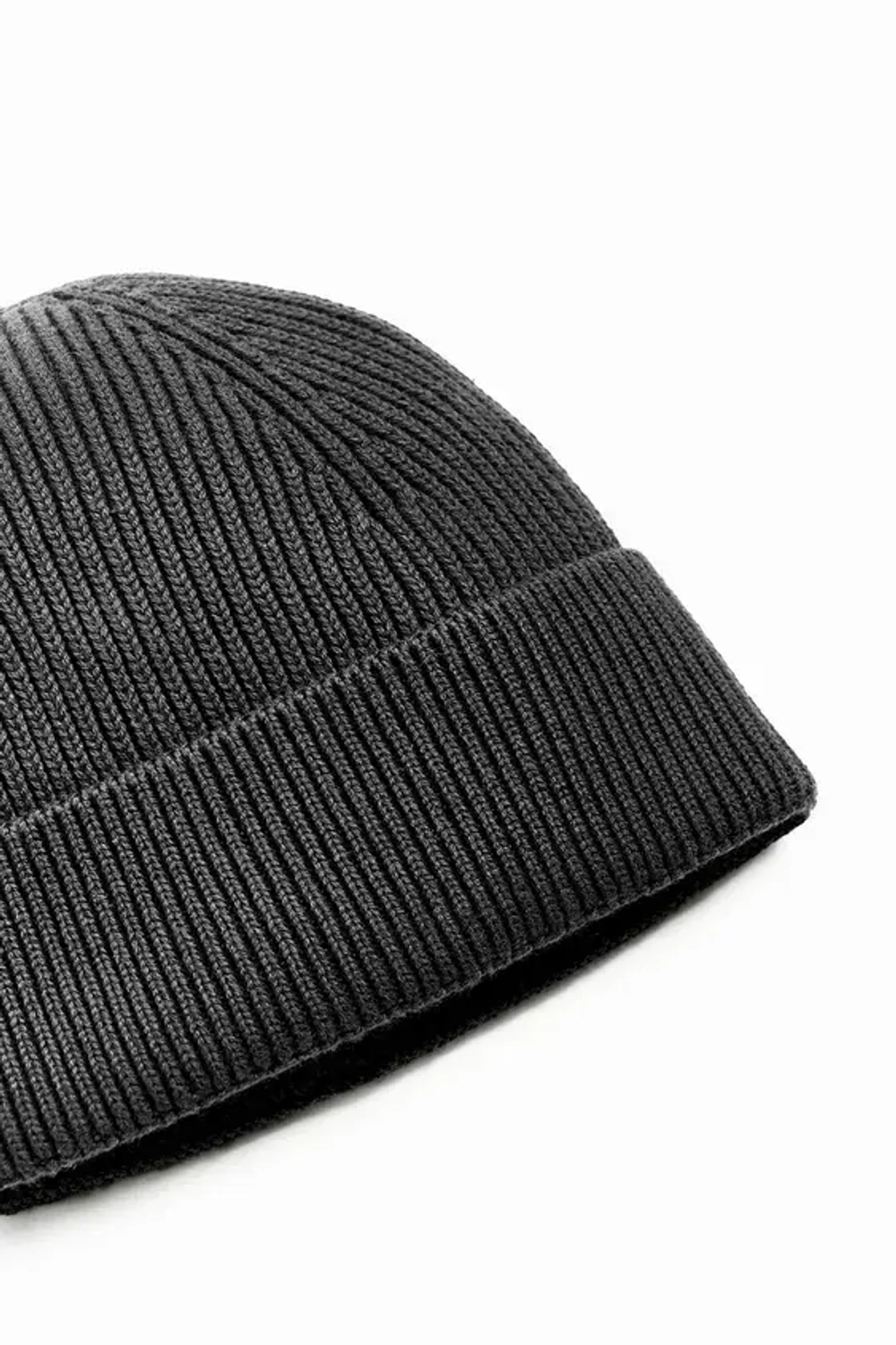 ZARA БАЗОВАЯ ШАПКА БИНИ, СЕРЫЙ