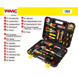 Набор инструментов 34пр, для электрика WMC TOOLS WMC-1034
