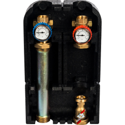 Насосная группа с прямым контуром 1" без насоса в теплоизоляции