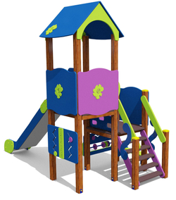 Игровой комплекс 07065.21 для детей 4-6 лет для уличной площадки