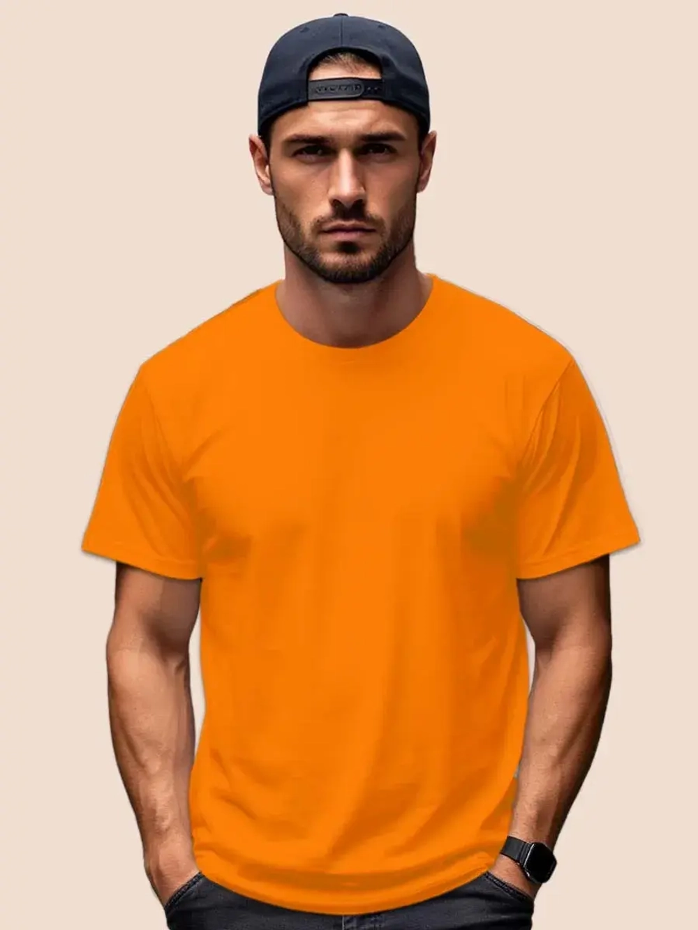 Футболка Взрослая.Премиум однотонная.1 шт