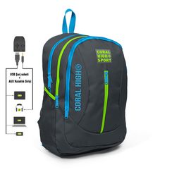 Çanta \ Сумка \ Bag CORAL HIGH SPORT SIRT ÇANTA(USB+AUX SOKETLİ)23227