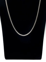 Длинная цепь тонкого плетения из стали