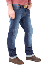 Мотоджинсы STARKS PYTHON DARK BLUE BRUSH