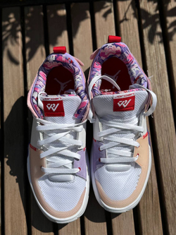 Кроссовки JORDAN ONE TAKE 5 PF (WHITE/UNIVERSITY RED BLANCUNIVERSITE ROUGE)
