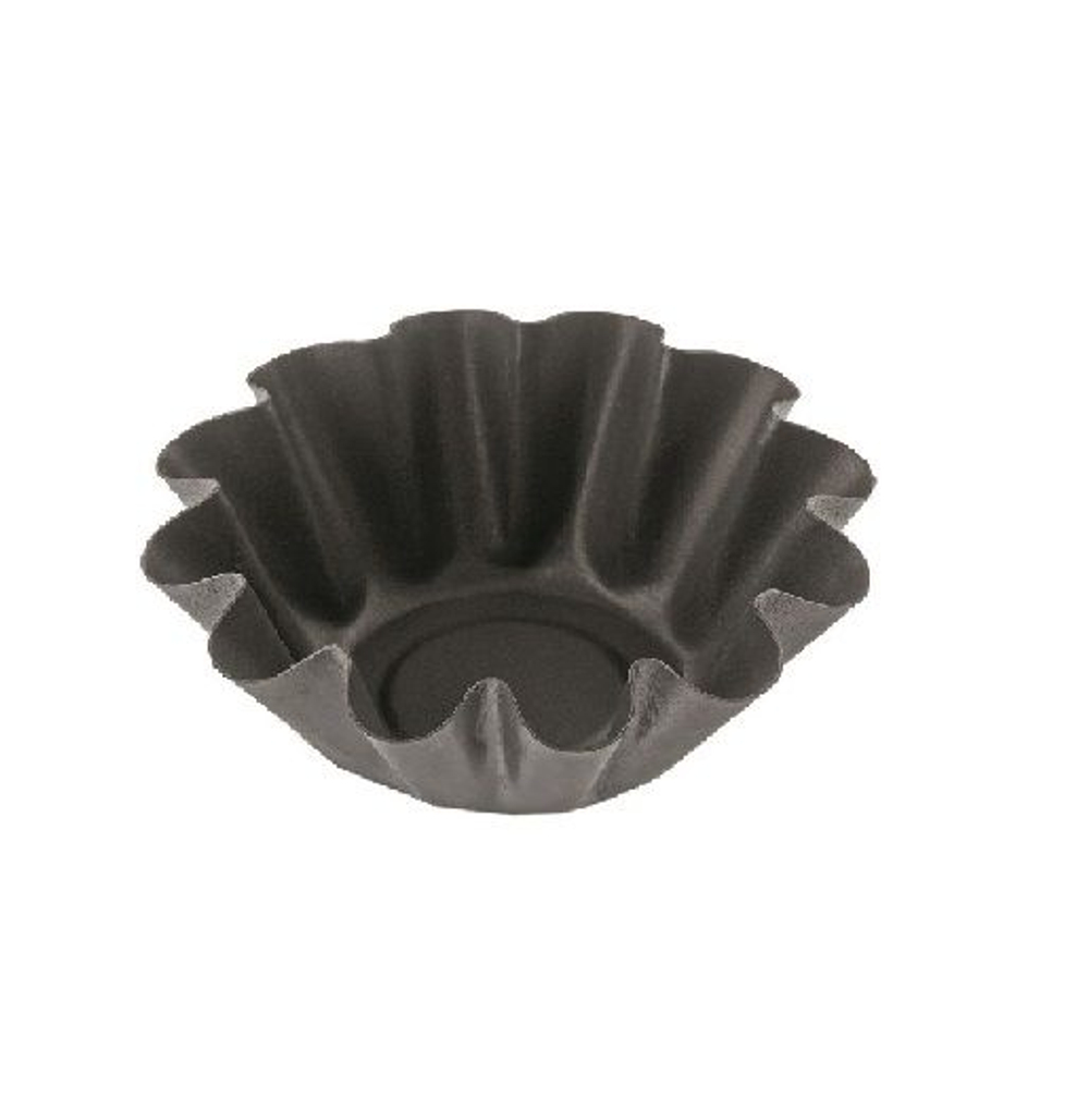 Форма гофрированная для выпечки КЕКСА 75мл., тефлон
