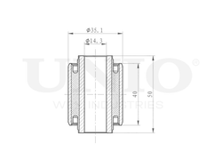 Сайлентблок переднего амортизатора UNIO RMP-20202