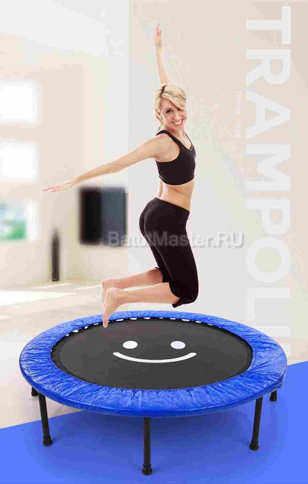 Каркасный батут, диаметр 3,3 фт, оранжевый