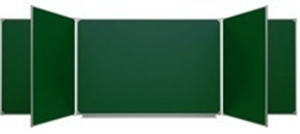 Пятиэлементная магнитная полимерная школьная доска 3600х1200 (меловая)