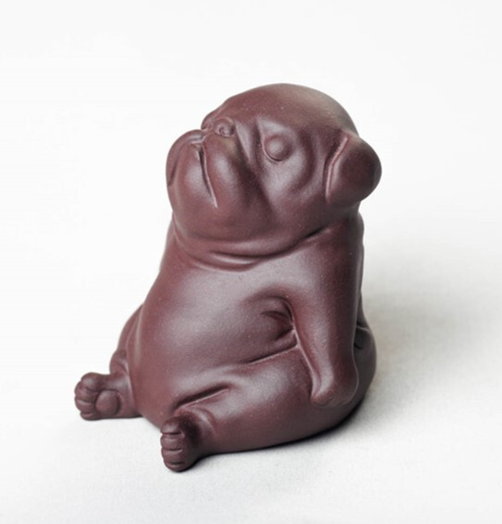 316004 Фигурка "Пёс "Охрана" h=7,5см, керамика