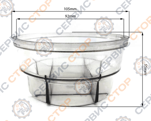 Масляная ванна воздушного фильтра 178F