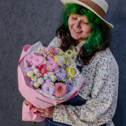 105. Нежный дофаминовый букет