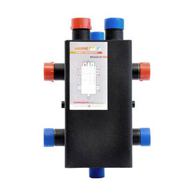 Распределительный коллектор 2 отопительных контура с гидравлическим разделителем Warme WKSG 28.2