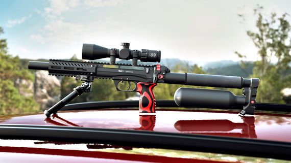 Пневматическая винтовка (до 3дж ) EDgun Леший 2.0 (5.5/6.35 мм, 250/350 мм)