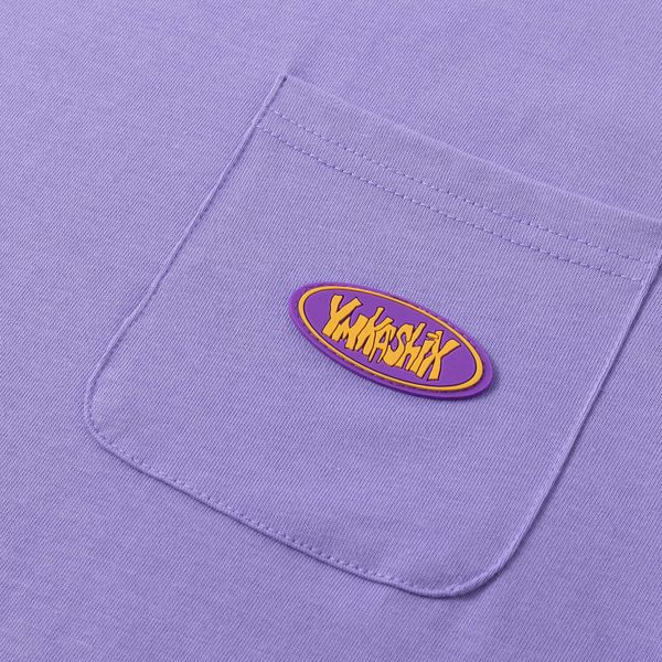 Футболка Logo Face фиолетовая - фото 5