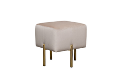 Пуф Марио(Mario) вельвет экрю Velv-ECRU 42x42x44см Garda Decor
