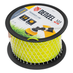 Леска для триммера круглая, 3,0мм х 123м, на DIN катушке FLEX CORD,  Denzel