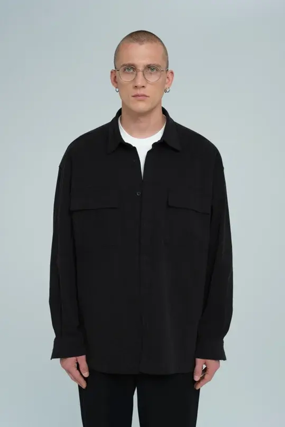 Рубашка оверсайз | black