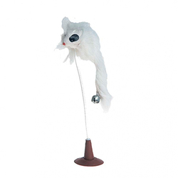 Flamingo Игрушка для кошки "Мышь с колокольчиком", на присоске