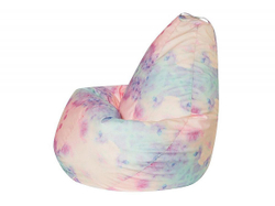 Кресло мешок груша L Абстракция велюр