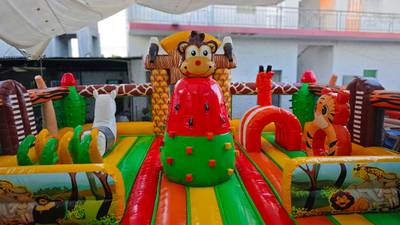 Коммерческий надувной батут «Сафари Ультра», 14*8*7,5