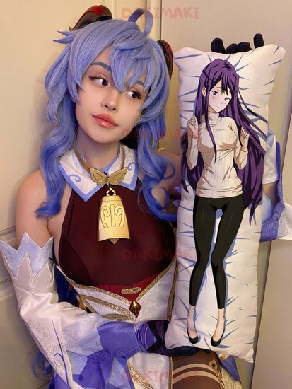 Мини дакимакура Юри из Доки Доки арт. M0189, 60х20 см