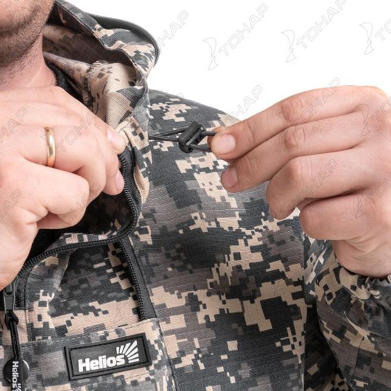 Костюм летний противоэнцефалитный СТОП-КЛЕЩ Т/С, цв.Gray Digital р.64-66/182 Helios