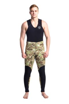 Гидрокостюм Aquateam Reef 9 мм ультраспан/открытая пора зеленый