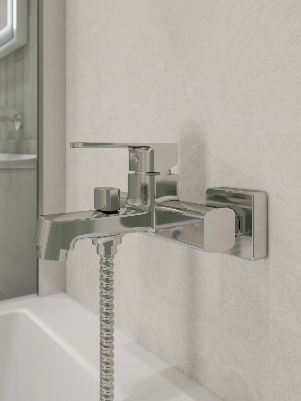 Смеситель для ванны с душем STWORKI Купервик S22100CR хром