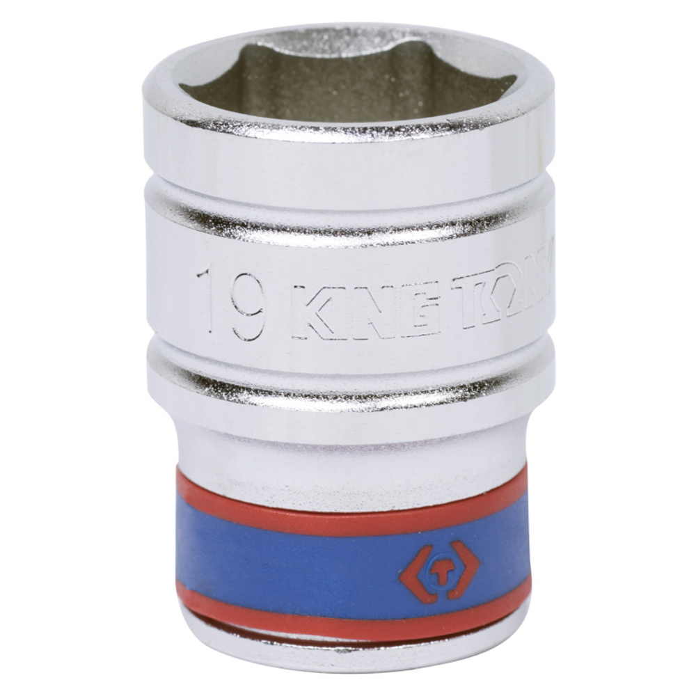 Головка торцевая стандартная шестигранная 1/2&quot;, 19 мм KING TONY 433519M