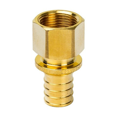 Переход на внутреннюю резьбу STOUT - 25 x 3/4" (для труб из сшитого полиэтилена)