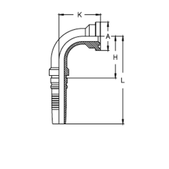 Фитинг DN 25 SFS 3/4 41.3 (90) Interlock