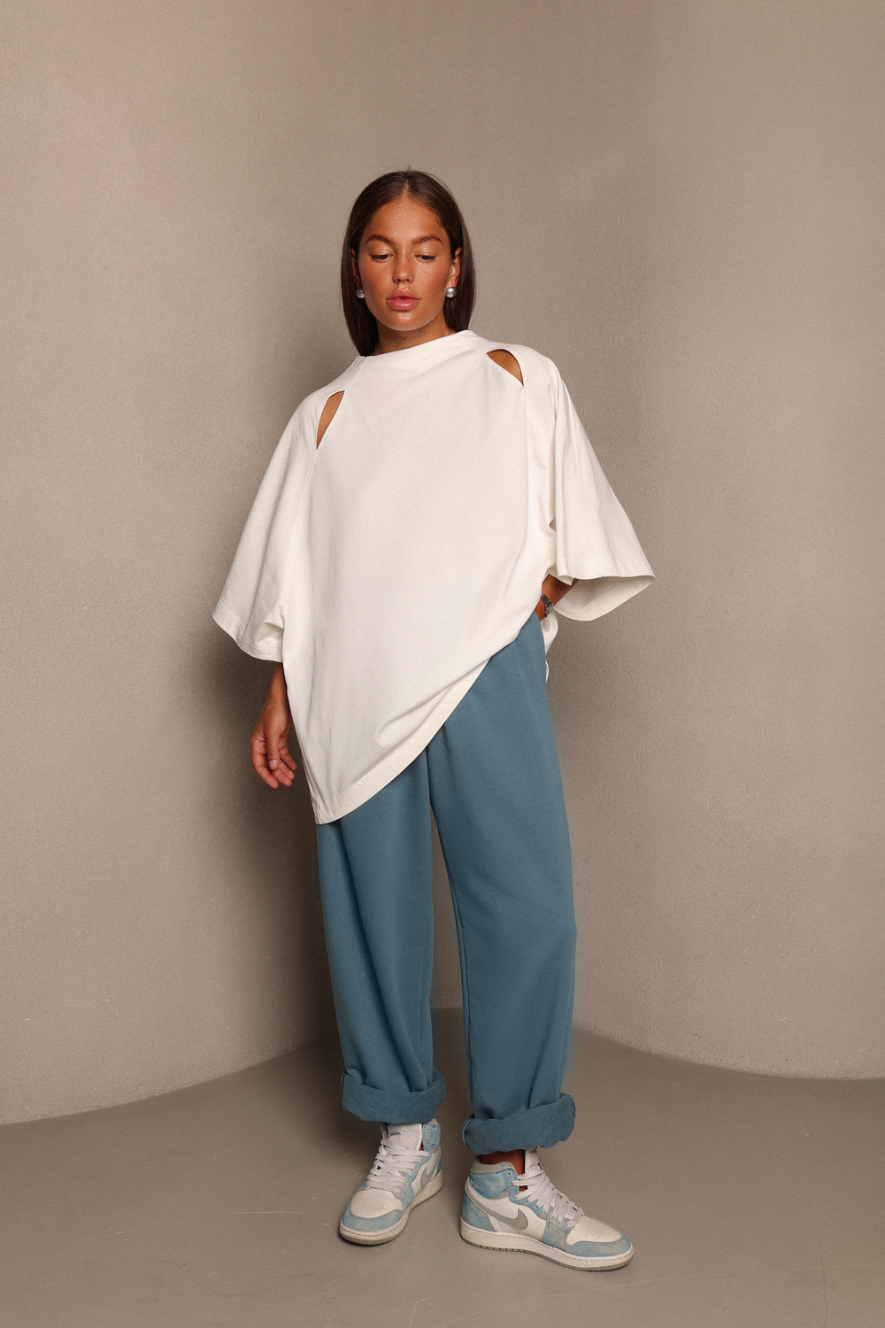 Брюки из футера