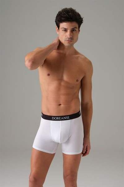 Мужские удлинённые трусы-боксеры Doreanse Modal Premium (Размер: L) (Цвет: белый)