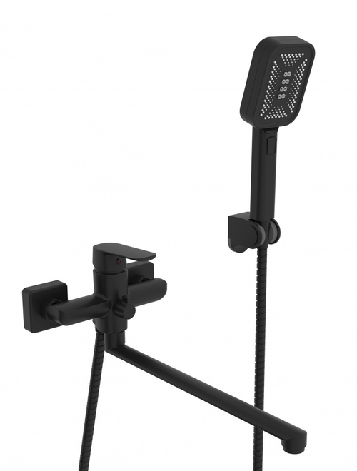 073542-C Смеситель од. для ванны дл. (ЧЕРНЫЙ) ViEiR (10/1шт)