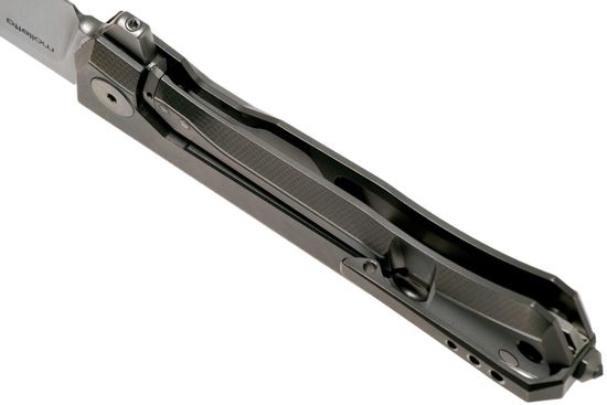 Складной нож Lion Steel "Myto" L/MT01 GY c клинком из стали Böhler M390 Microclean®, рукоять титан