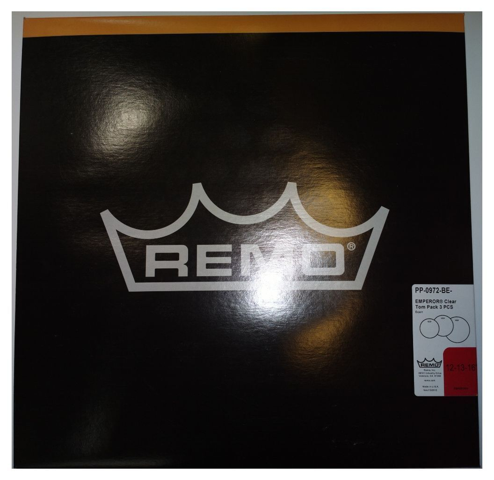 Набор Пластиков Emperor Clear 12", 13", 16" Remo Pp-0972-Be