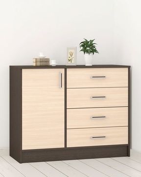 Комод КАТРИН-6 венге / дуб молочный