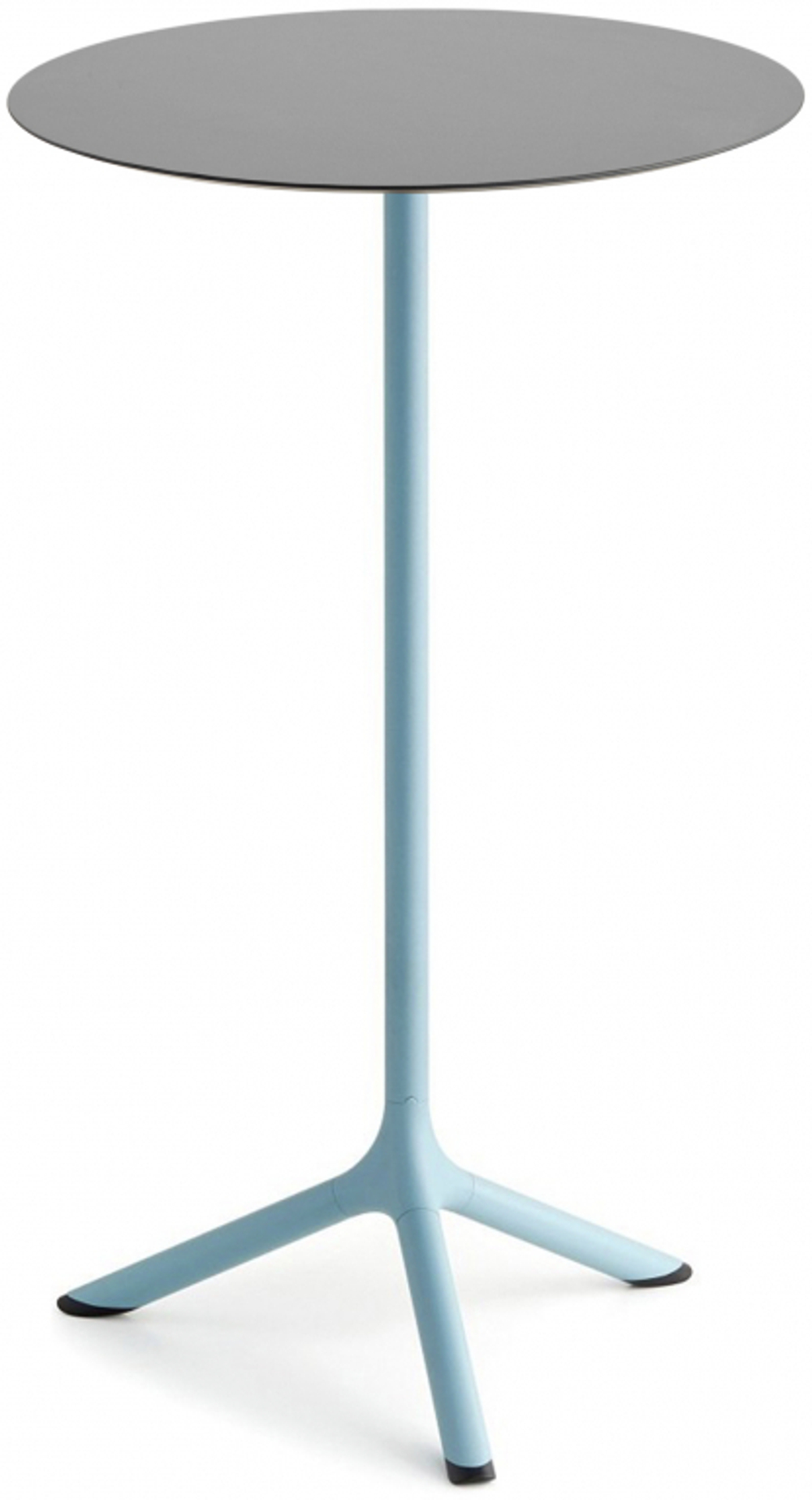 Стол ламинированный барный Scab Design Tripe, голубой, светло-серый