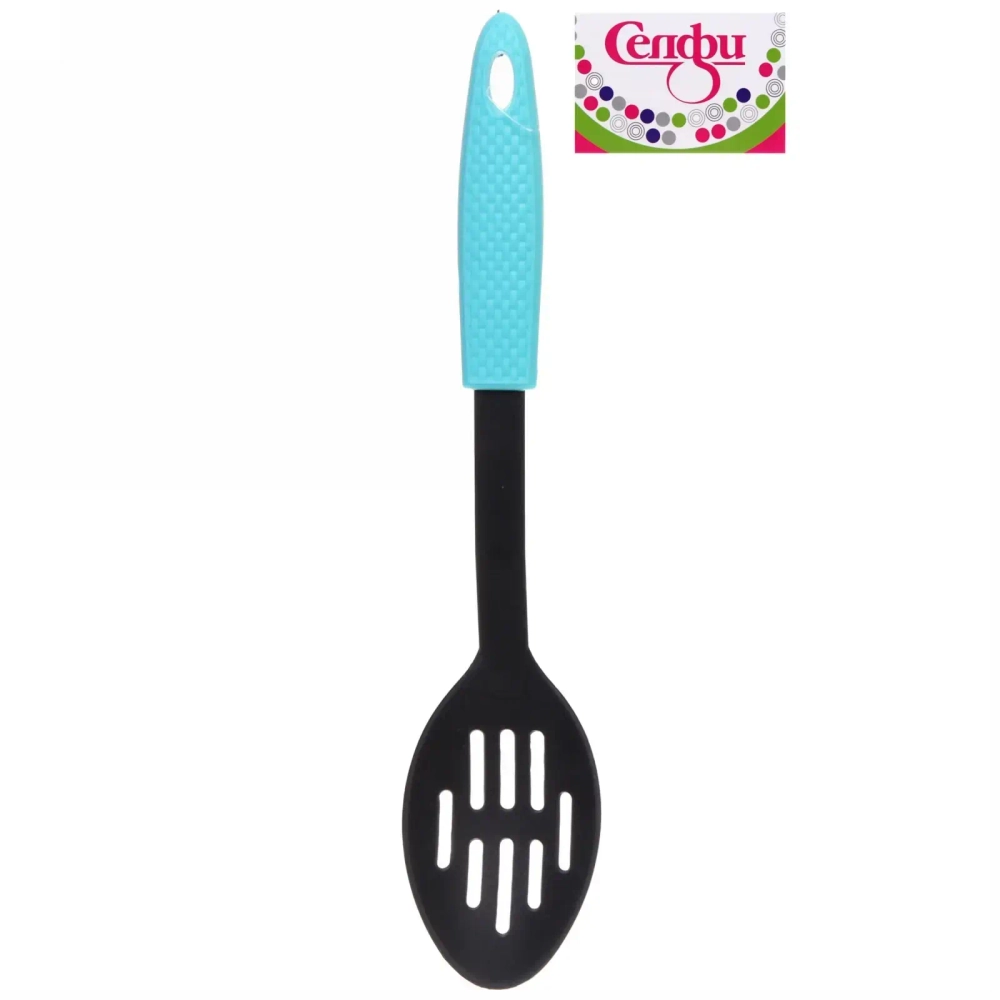 Ложка кухонная пластиковая с прорезями «Гурман»