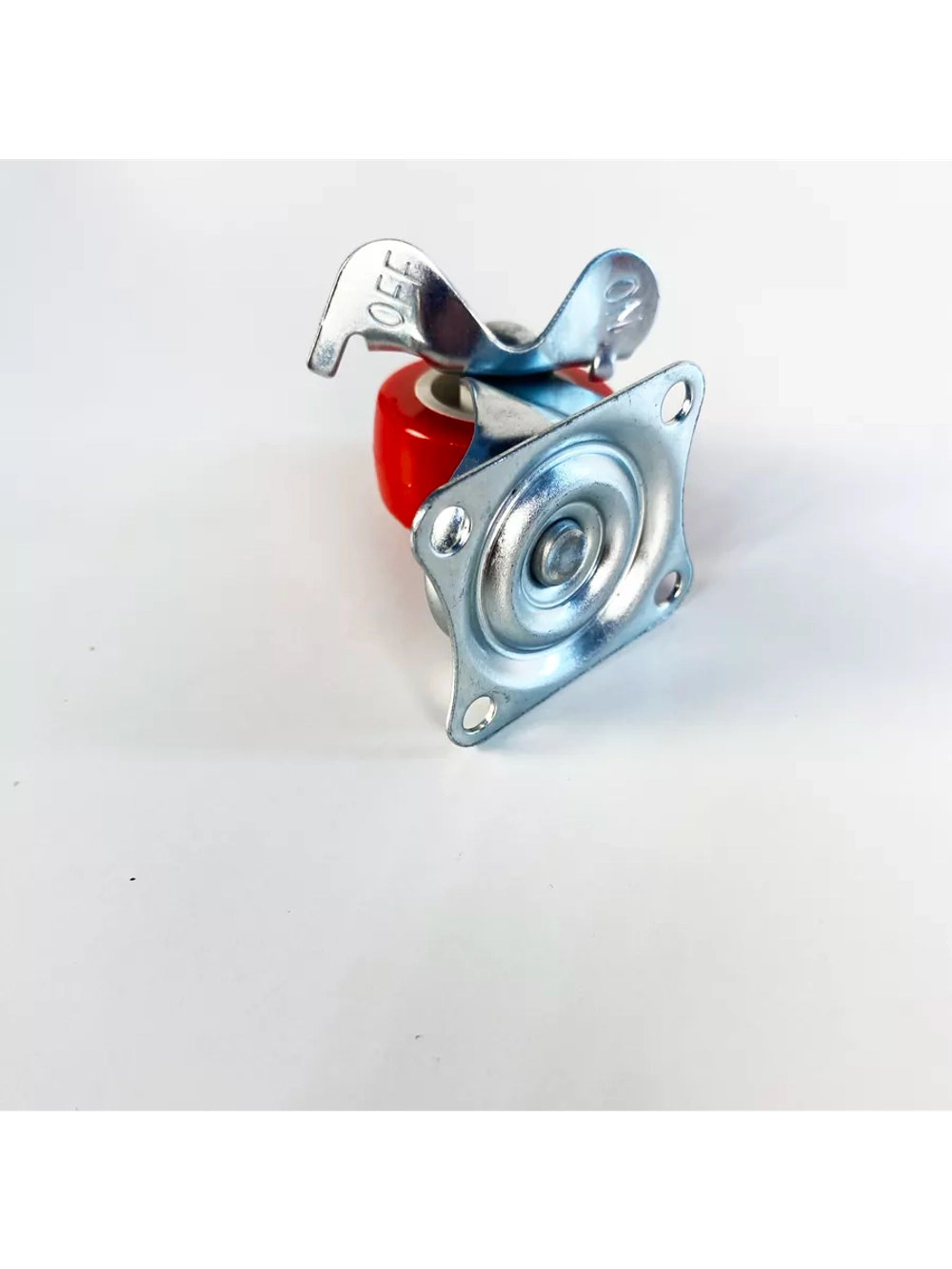 Колесо мебельное с поворотным колесом и тормозом, 4 шт