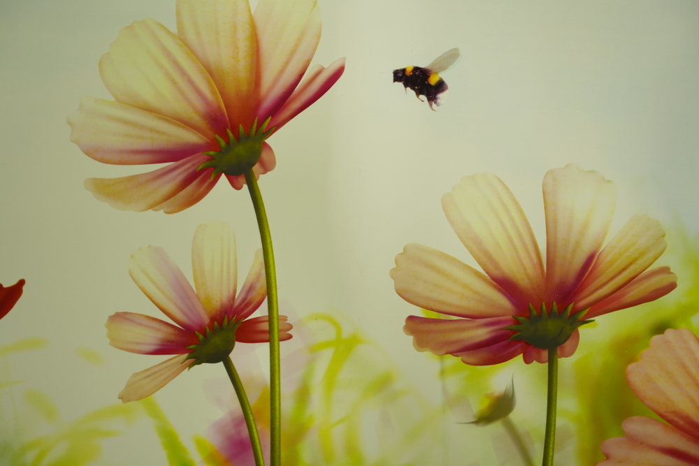 ПАНЕЛЬ ИНТЕРЬЕРНАЯ ПВХ (ФАРТУК) ПЧЕЛКИ 3000Х600Х1,3ММ