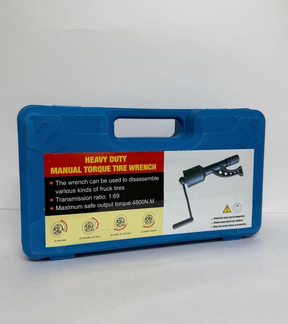 Гайковерт ручной грузовой, мясорубка, с редуктором, c головками на 33, и 27 мм, механический - для ГАЗели (1 шт. / комплект)