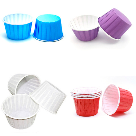 Мини-капсулы для маффинов с бортиком Polca Dot 38*30 мм (20 шт.) в ассортименте