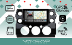 Магнитола для Toyota FJ Cruiser 2005-2022 - Vaycar VA77-3589-2K на Android 13, 8-ядер, 2K QLED, ТОП процессор, CarPlay,4G SIM-слот