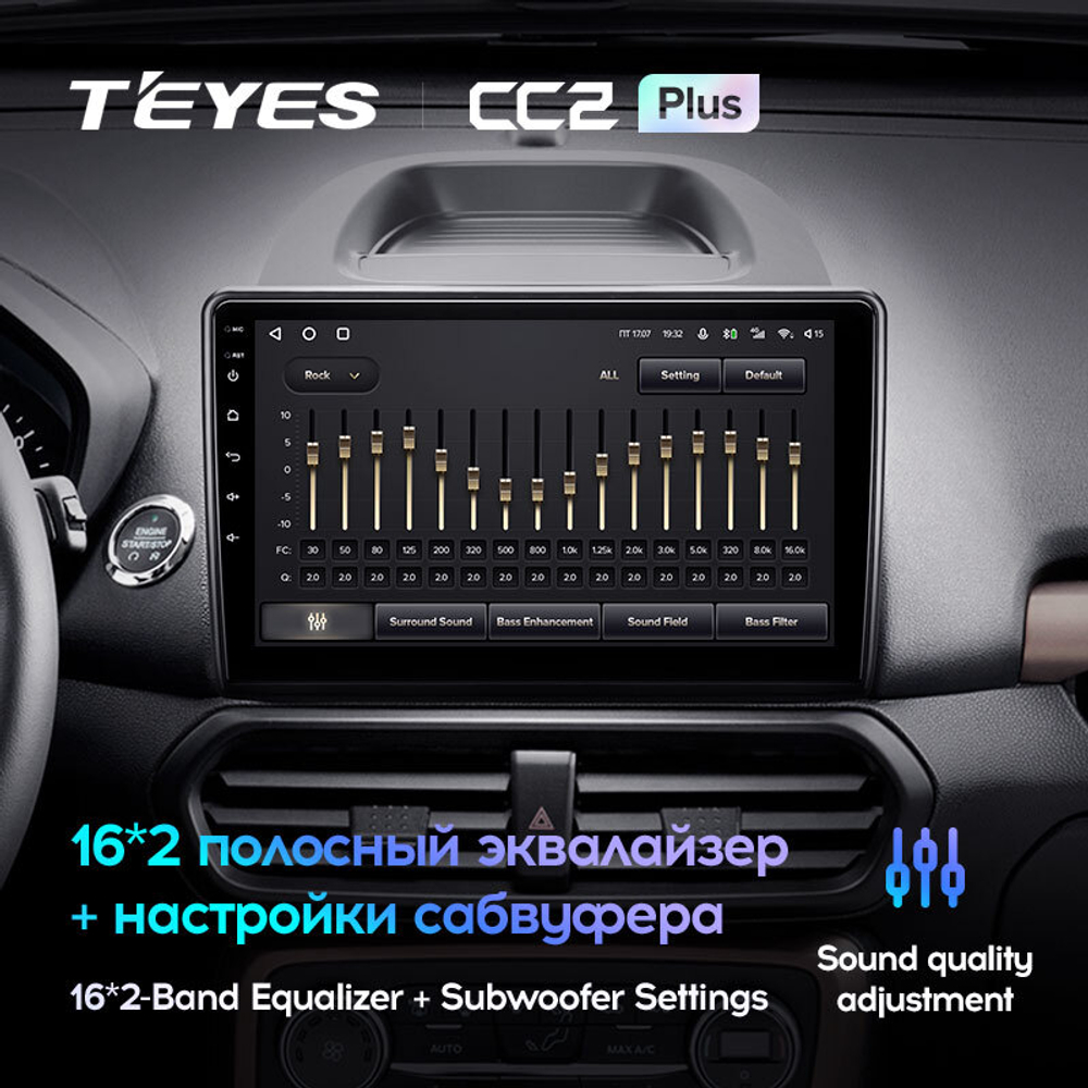 Teyes CC2 Plus 10,2"для Ford EcoSport 2017-2021