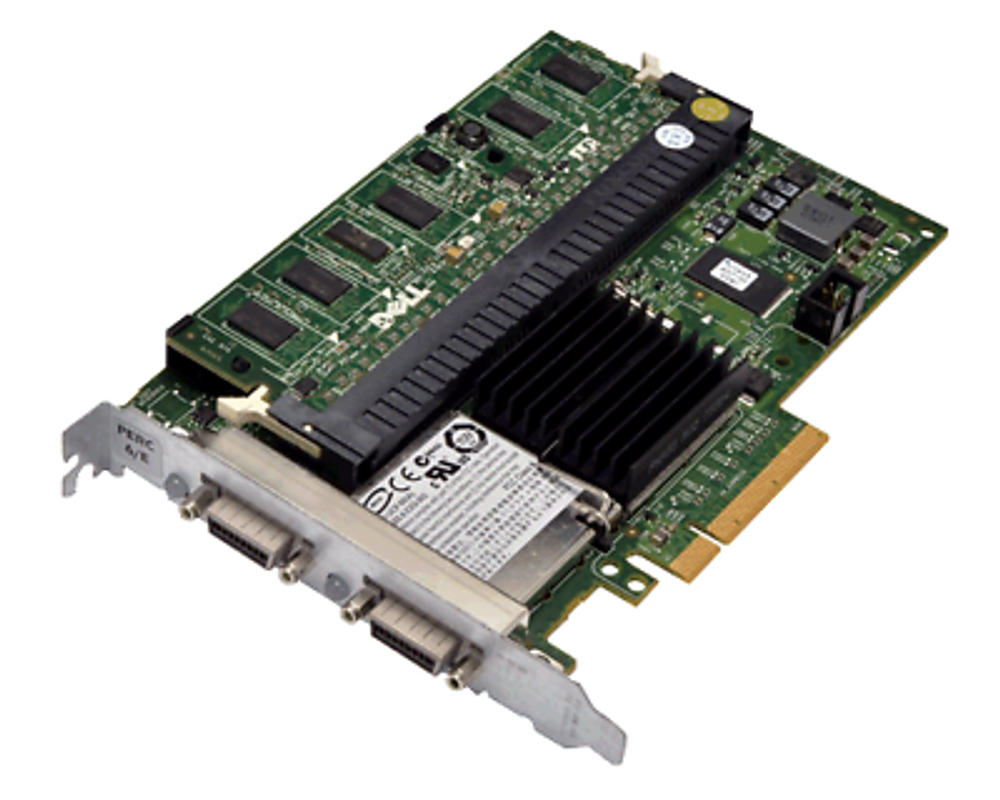 Контроллер Dell PERC 6/E SAS RAID SCSI RAID0/1/5/10/50/6/60 0K275F